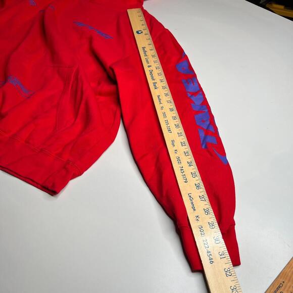 TMG Tiny Meat Gang Walkman Hoodie Red Blue Graphic Pullover Men’s XL Official - Picture 3 of 11